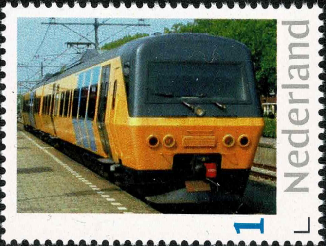 year=2020, Dutch personalized stamp with NS SM 90